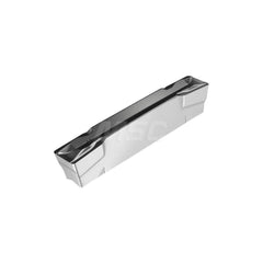 Grooving Insert: GX16UF8 WSM23S, Solid Carbide Al Finish, Neutral, 0.167″ Cutting Width, Series Tiger-tec Silver