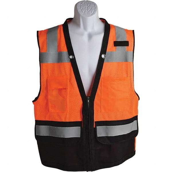Walkers - High Visibility Vests Vest Style: Surveyor's Vest Type: Hi Visibility - Americas Industrial Supply