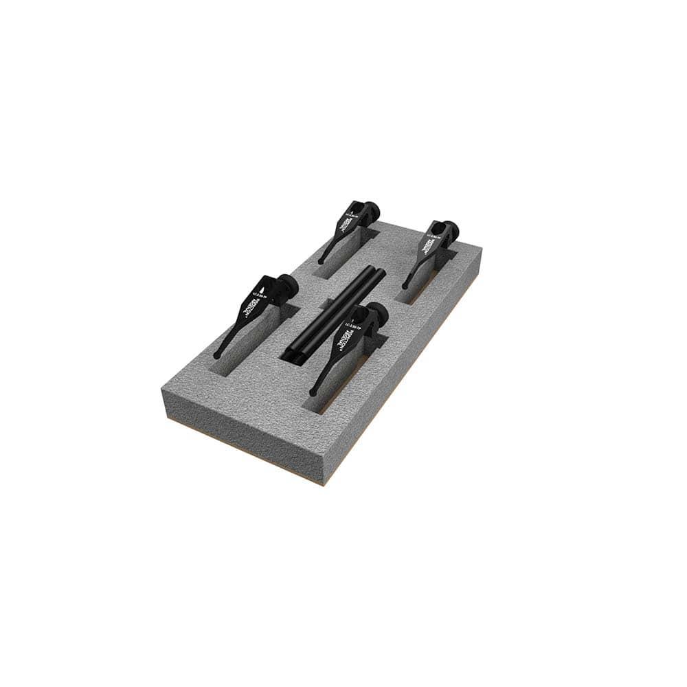 Phillips Precision - CMM Accessories; Accessory Type: Hold Down Clamp ; For Use With: All Types ; Material: Aluminum ; Thread Size: 1/4 -20 ; Includes: Shafts & Clamps ; Series: Inspection Arsenal? - Exact Industrial Supply