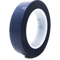 Bertech - Masking & Painters Tape; Tape Type: High Temperature Masking Tape ; Material Type: Polyester Film ; Width (Inch): 1-1/8 ; Length (Feet): 216.000 ; Length (yd): 72.00 ; Color: Blue - Exact Industrial Supply