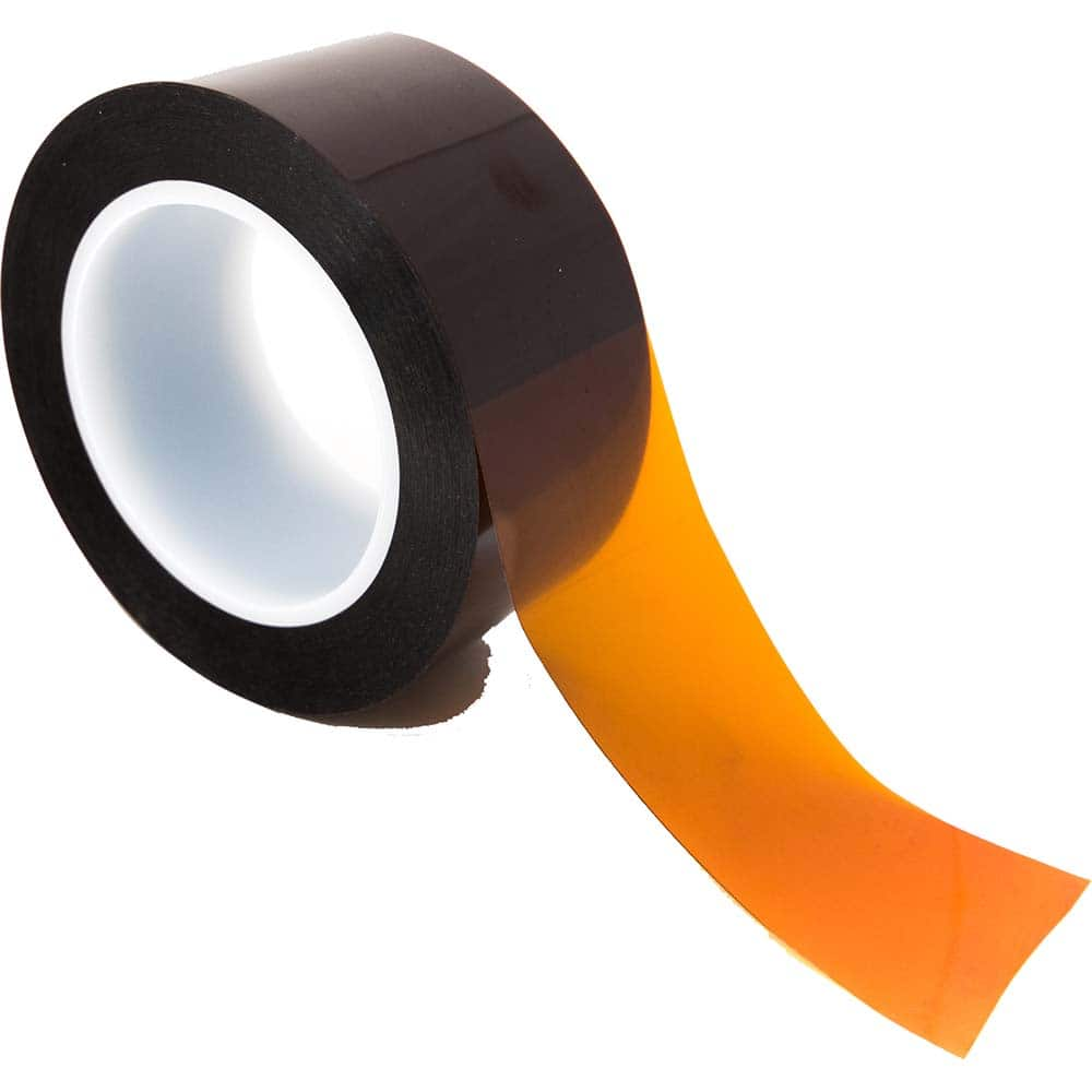 Bertech - Film Tape; Material Type: Polyimide ; Thickness (mil): 6.5000 ; Color: Amber ; Adhesive Material: Silicone ; Width (Inch): 2-1/2 ; Length (Feet): 108.000 - Exact Industrial Supply