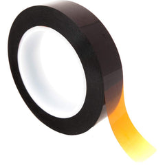 Bertech - Film Tape; Material Type: Polyimide ; Thickness (mil): 6.5000 ; Color: Amber ; Adhesive Material: Silicone ; Width (Inch): 7/8 ; Length (Feet): 108.000 - Exact Industrial Supply