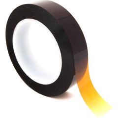 Bertech - Film Tape; Material Type: Polyimide ; Thickness (mil): 6.5000 ; Color: Amber ; Adhesive Material: Silicone ; Width (Inch): 11/16 ; Length (Feet): 108.000 - Exact Industrial Supply