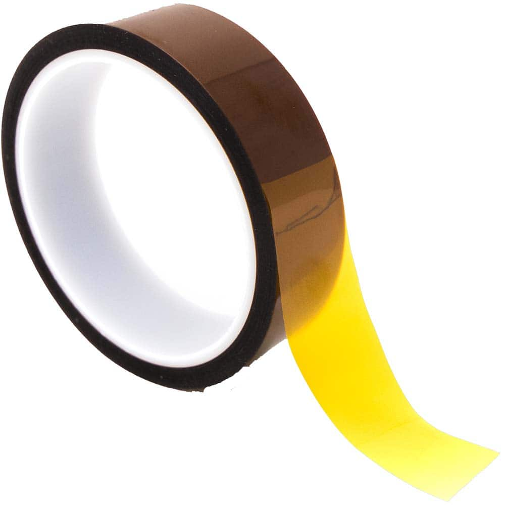 Bertech - Film Tape; Material Type: Polyimide ; Thickness (mil): 3.5000 ; Color: Amber ; Adhesive Material: Silicone ; Width (Inch): 0.98 ; Width (mm): 25.00 - Exact Industrial Supply