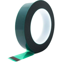 Bertech - Masking & Painters Tape; Tape Type: High Temperature Masking Tape ; Material Type: Polyester Film ; Width (Inch): 1-5/8 ; Length (Feet): 216.000 ; Length (yd): 72.00 ; Color: Green - Exact Industrial Supply