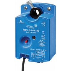 Johnson Controls - Automatic Vent Dampers; Type: Self-Centering Clamping Shaft ; Minimum Temperature (F): -4.000 ; Maximum Temperature (F): 140.000 ; Voltage: 24VAC - Exact Industrial Supply