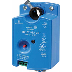 Johnson Controls - Automatic Vent Dampers; Type: Self-Centering Clamping Shaft ; Minimum Temperature (F): -4.000 ; Maximum Temperature (F): 125.000 ; Voltage: 24VAC - Exact Industrial Supply