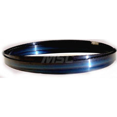 Welded Bandsaw Blade: 4' 8-1/2″ Long, 1/2″ Wide, 0.025″ Thick, 14 TPI Carbon Steel, Toothed Edge