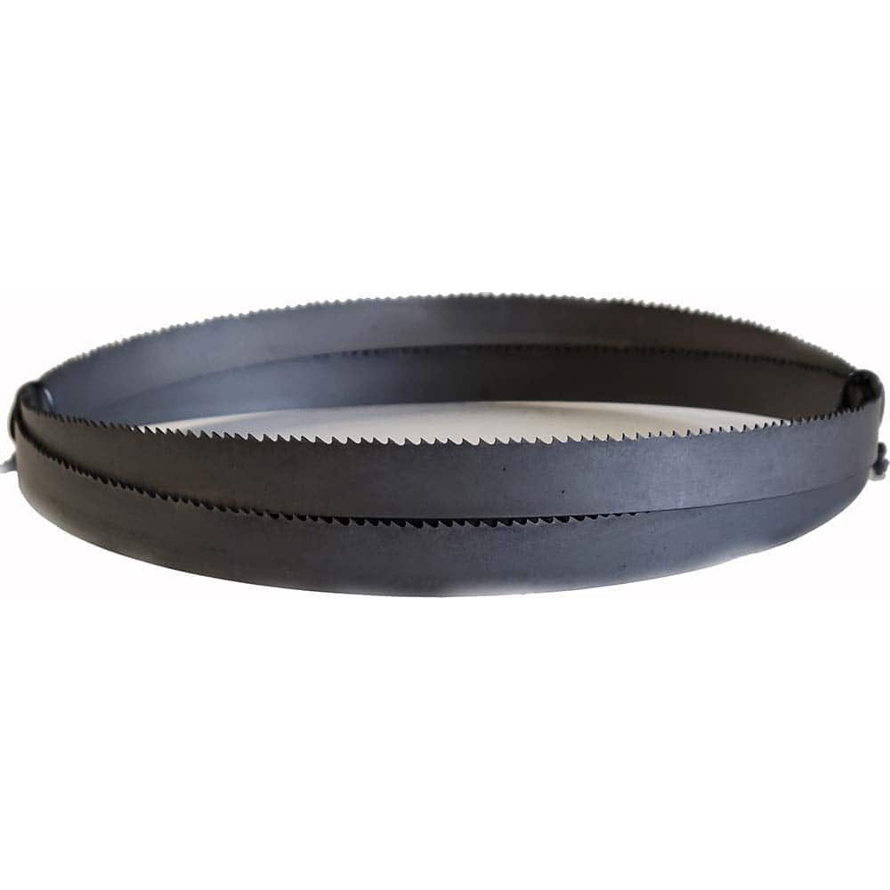 Welded Bandsaw Blade: 3' 8-7/8″ Long, 1/2″ Wide, 0.025″ Thick, 10 to 14 TPI High Speed Steel, Toothed Edge, Variable Pitch