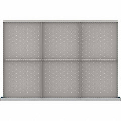 LISTA - 6-Compartment Drawer Divider Layout for 3.15" High Drawers - Americas Industrial Supply