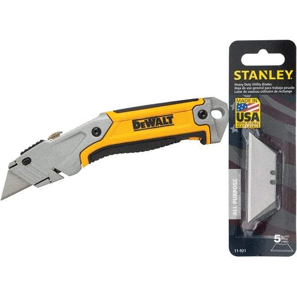 Stanley - Utility Knives, Snap Blades & Box Cutters Type: Retractable Utility Knife Blade Type: Retractable - Americas Industrial Supply