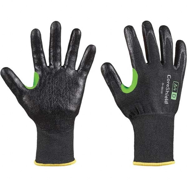 Honeywell - Size XL (10), ANSI Cut Lvl A4, Puncture Lvl 1, Abrasion Lvl 6, Nitrile Coated Cut Resistant Gloves - Americas Industrial Supply