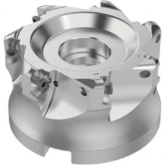 Seco - Indexable High-Feed Face Mills Cutting Diameter (mm): 84.00 Maximum Depth of Cut (mm): 1.80 - Americas Industrial Supply