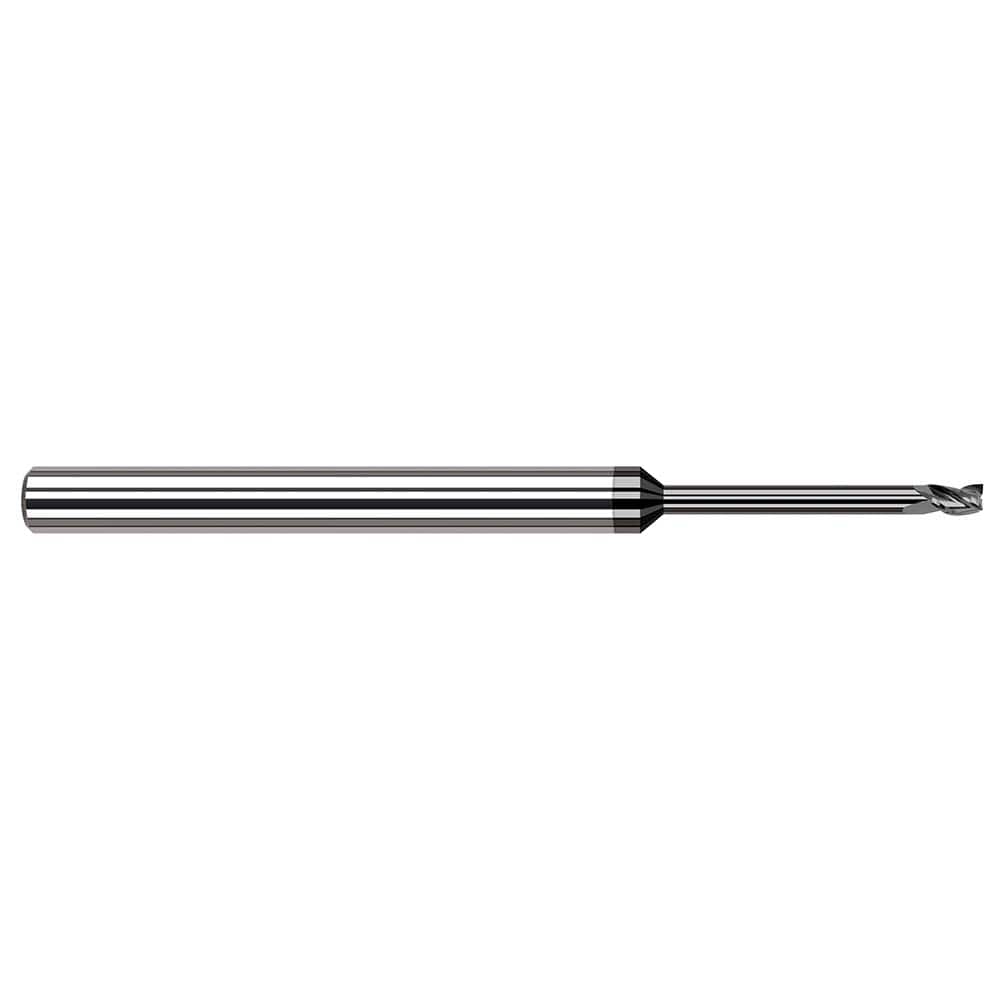 Harvey Tool - Square End Mills; Mill Diameter (mm): 0.80 ; Mill Diameter (Inch): 1/32 ; Mill Diameter (Decimal Inch): 0.0310 ; Length of Cut (Decimal Inch): 0.0460 ; Material: Solid Carbide ; Finish/Coating: Amorphous Diamond
