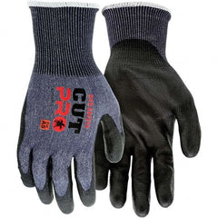 MCR Safety - Size S, ANSI Cut Lvl A5, Polyurethane Coated Cut Resistant Gloves - Americas Industrial Supply