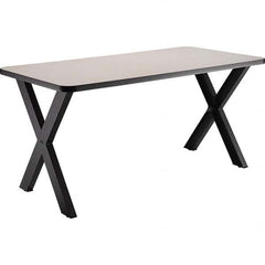 National Public Seating - Stationary Tables Type: Cafeteria Tables Material: HPL Top; MDF Core w/Protect Edge; Steel - Americas Industrial Supply