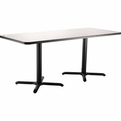 National Public Seating - Stationary Tables Type: Breakroom Material: HPL Particleboard Core w/T-Mold; Steel - Americas Industrial Supply
