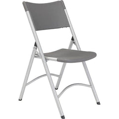 National Public Seating - Folding Chairs Pad Type: Folding Chair w/Plastic Seat & Back Material: Plastic/Steel - Americas Industrial Supply