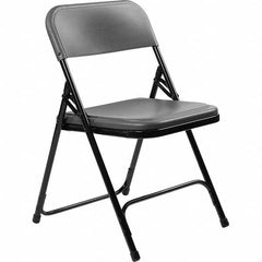 National Public Seating - Folding Chairs Pad Type: Folding Chair w/Plastic Seat & Back Material: Plastic/Steel - Americas Industrial Supply