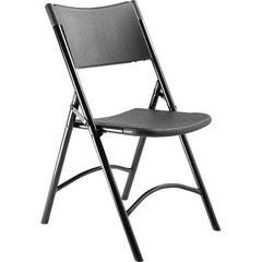 National Public Seating - Folding Chairs Pad Type: Folding Chair w/Plastic Seat & Back Material: Plastic/Steel - Americas Industrial Supply