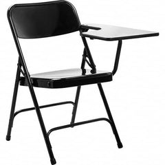 National Public Seating - Folding Chairs Pad Type: Folding Chair W/Tablet Arm Material: Steel - Americas Industrial Supply