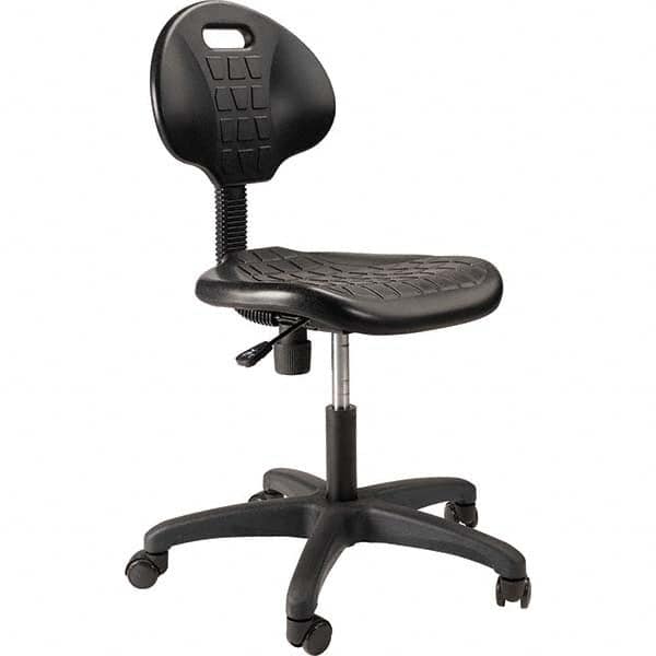 National Public Seating - Swivel & Adjustable Stools Type: Adjustable Height Swivel Stool Overall Height: 37 - Americas Industrial Supply