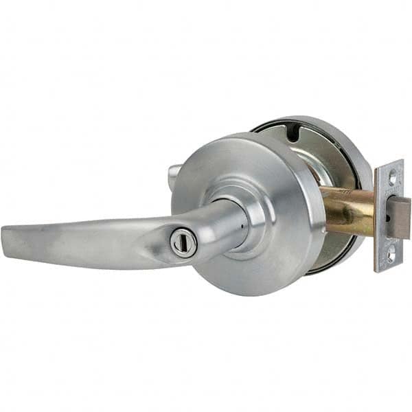 Schlage - Privacy Lever Lockset for 1-5/8 to 2-1/8" Doors - Americas Industrial Supply