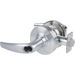 Schlage - Storeroom Lever Lockset for 1-5/8 to 2-1/8" Doors - Americas Industrial Supply