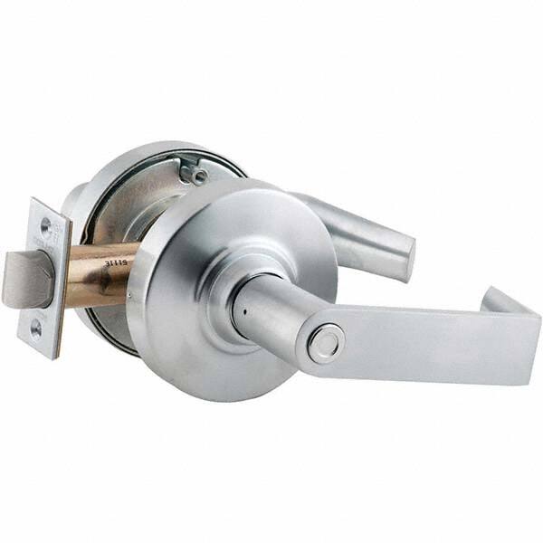 Schlage - Privacy Lever Lockset for 1-5/8 to 2-1/8" Doors - Americas Industrial Supply