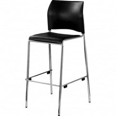 National Public Seating - Stationary Stools Type: Stool with Back Base Type: Standard - Americas Industrial Supply