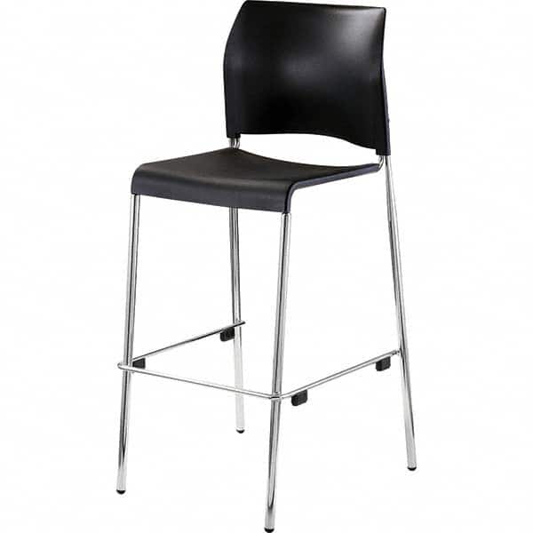 National Public Seating - Stationary Stools Type: Stool with Back Base Type: Standard - Americas Industrial Supply