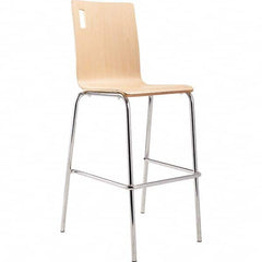 National Public Seating - Stationary Stools Type: Stool with Back Base Type: Standard - Americas Industrial Supply