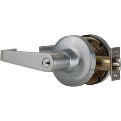 Falcon - Storeroom Lever Lockset for 1-5/8 to 2-1/8" Doors - Americas Industrial Supply