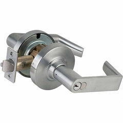 Schlage - Storeroom Lever Lockset for 1-5/8 to 2-1/8" Doors - Americas Industrial Supply