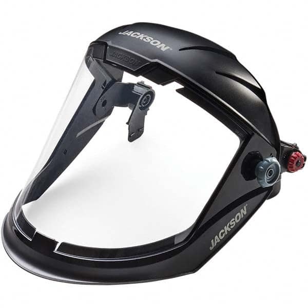Jackson Safety - Nylon Black Adapter Adjustment Face Shield - Americas Industrial Supply