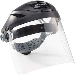 Jackson Safety - Nylon Gray Ratchet Adjustment Face Shield - Americas Industrial Supply