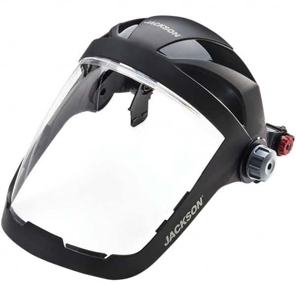 Jackson Safety - Nylon Black Adapter Adjustment Face Shield - Americas Industrial Supply