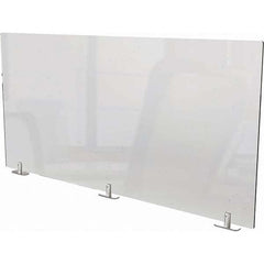 Ghent - 18" x 59" Partition & Panel System-Social Distancing Barrier - Americas Industrial Supply