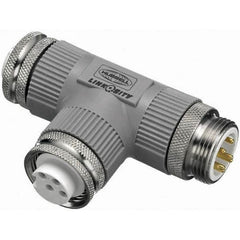 Hubbell Wiring Device-Kellems - Single Pole Plugs & Connectors Connector Type: Tapping Tee End Style: Male-Female-Female - Americas Industrial Supply