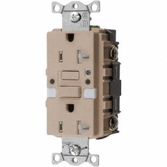 Bryant Electric - GFCI Receptacles Grade: Commercial Color: Almond - Americas Industrial Supply