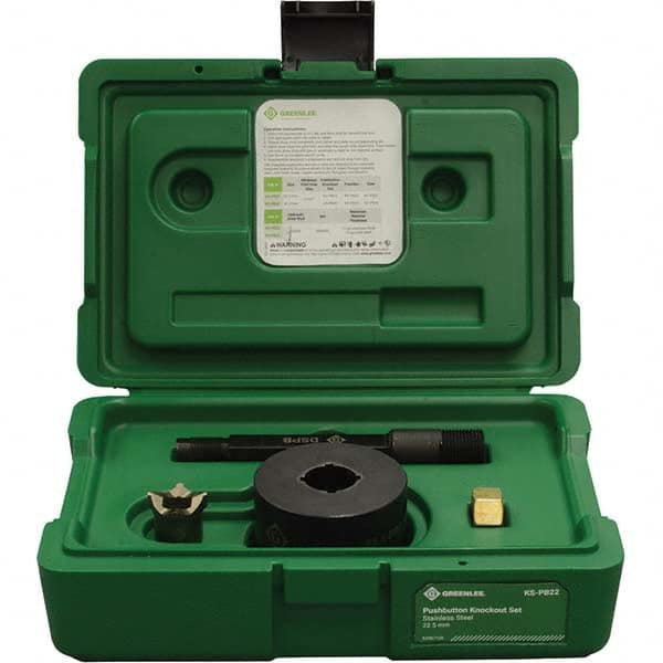 Greenlee - Punch & Driver Kits Tool Type: Knockout Set Punch Shape: Round - Americas Industrial Supply