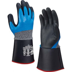 SHOWA - Size XL (9), ANSI Cut Lvl A4, Puncture Lvl 3, Abrasion Lvl 4, Foam Nitrile Coated Cut & Puncture Resistant Gloves - Americas Industrial Supply