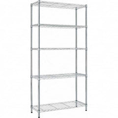 ALERA - 1,250 Lb Capacity 5 Shelf Wire Shelving - Starter Unit - Americas Industrial Supply