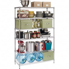ALERA - 3,600 Lb Capacity 6 Shelf Wire Shelving - Starter Unit - Americas Industrial Supply