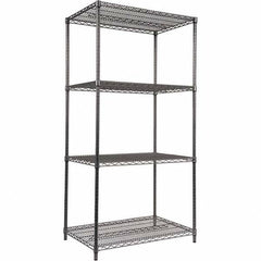 ALERA - 4,000 Lb Capacity 4 Shelf Wire Shelving - Starter Unit - Americas Industrial Supply