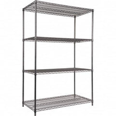 ALERA - 4,000 Lb Capacity 4 Shelf Wire Shelving - Starter Unit - Americas Industrial Supply