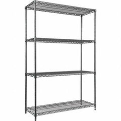 ALERA - 5,000 Lb Capacity 4 Shelf Wire Shelving - Starter Unit - Americas Industrial Supply