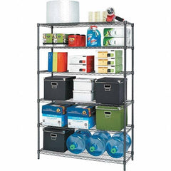 ALERA - 3,600 Lb Capacity 6 Shelf Wire Shelving - Starter Unit - Americas Industrial Supply