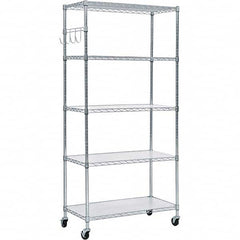 ALERA - 3,000 Lb Capacity 5 Shelf Wire Shelving - Starter Unit - Americas Industrial Supply