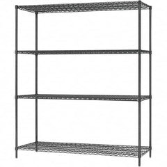 ALERA - 4,000 Lb Capacity 4 Shelf Wire Shelving - Starter Unit - Americas Industrial Supply